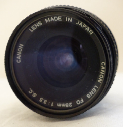 Canon fd28mm c - canon, f3.5
