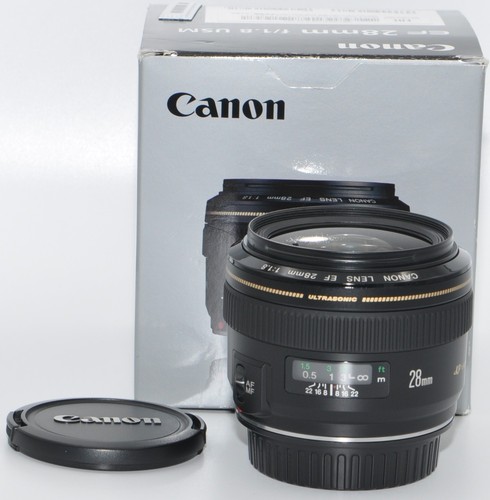 Canon lens 28mm - ef, usm