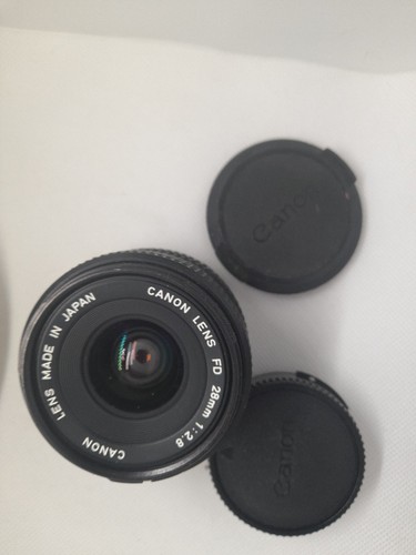 Canon nfd 28mm - nfd, f2.8