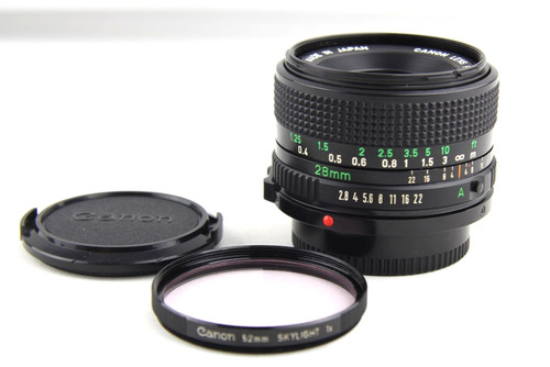 Canon lens 1 2 - fd, 28