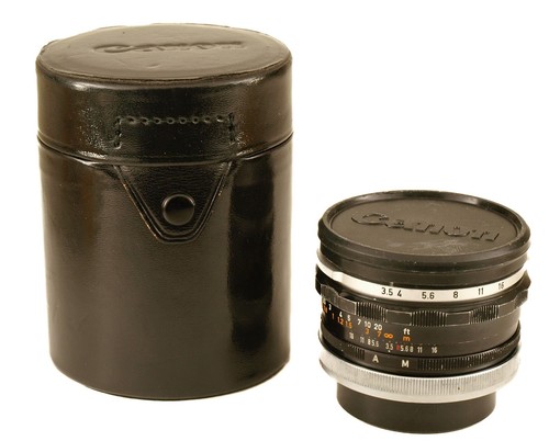 Canon lens 28mm 5 - fl, f3.5